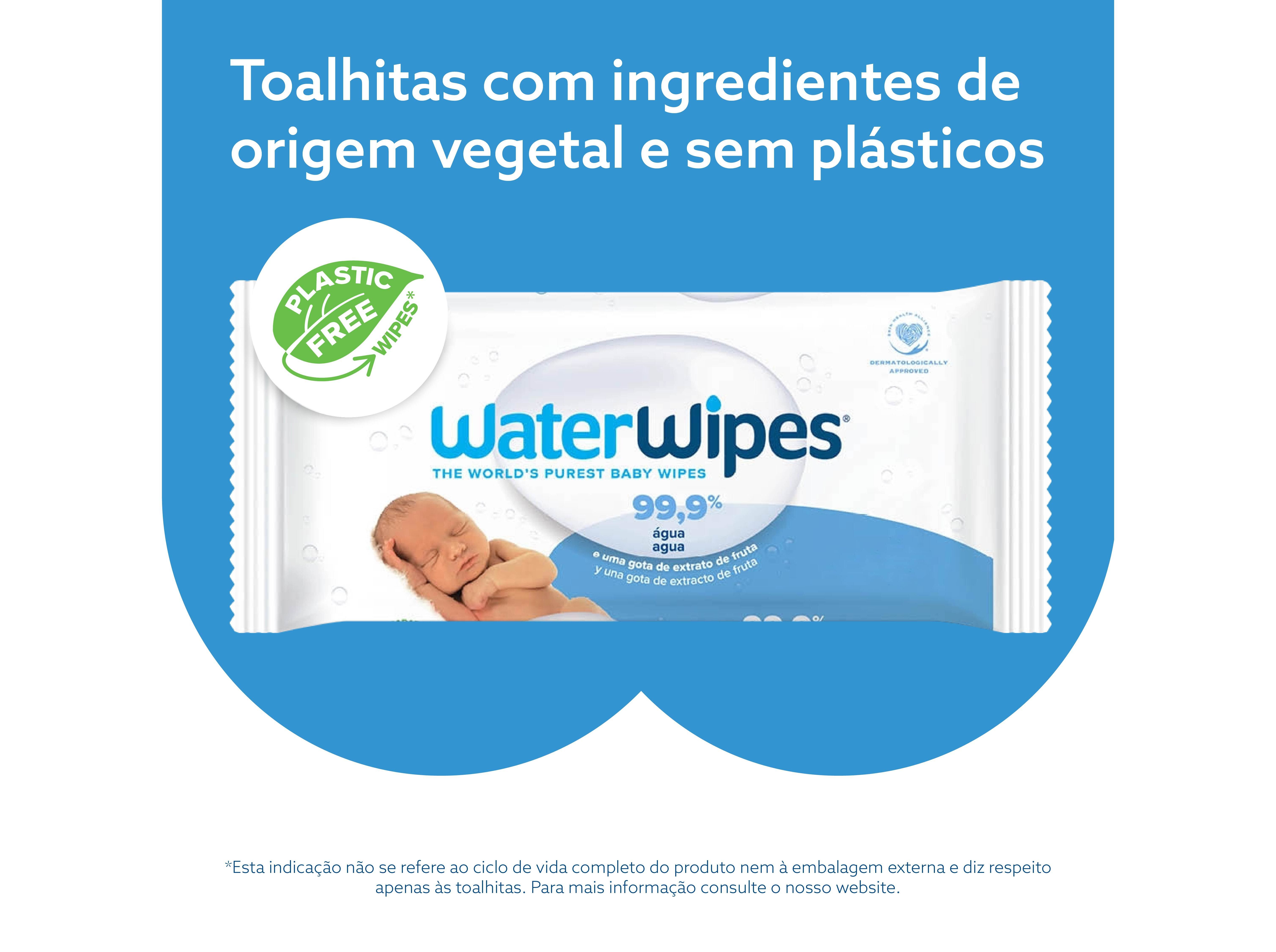 TOALHITAS B&Eacute;BE WATERWIPES BIODEGRAD&Aacute;VEIS 9X60UN image number 1