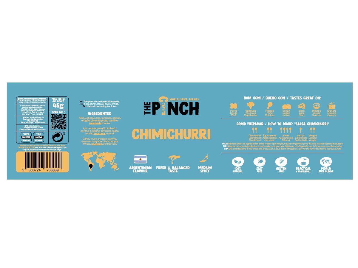 TEMPERO THE PINCH CHIMICHURRI 45G image number 1