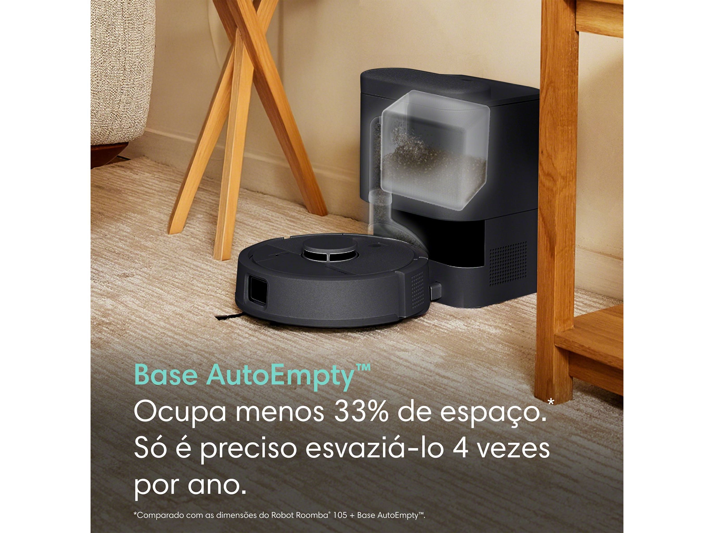 ASPIRADOR ROBOT IROBOT IRF155040 ROOMBA PRETO MINI image number 2
