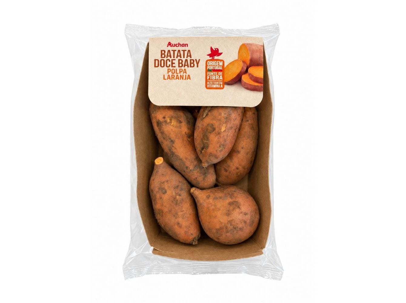 BATATA DOCE BABY AUCHAN POLPA LARANJA 500 G image number 0