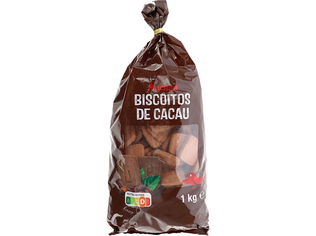 BISCOITOS AUCHAN DE CACAU 1KG image number 0