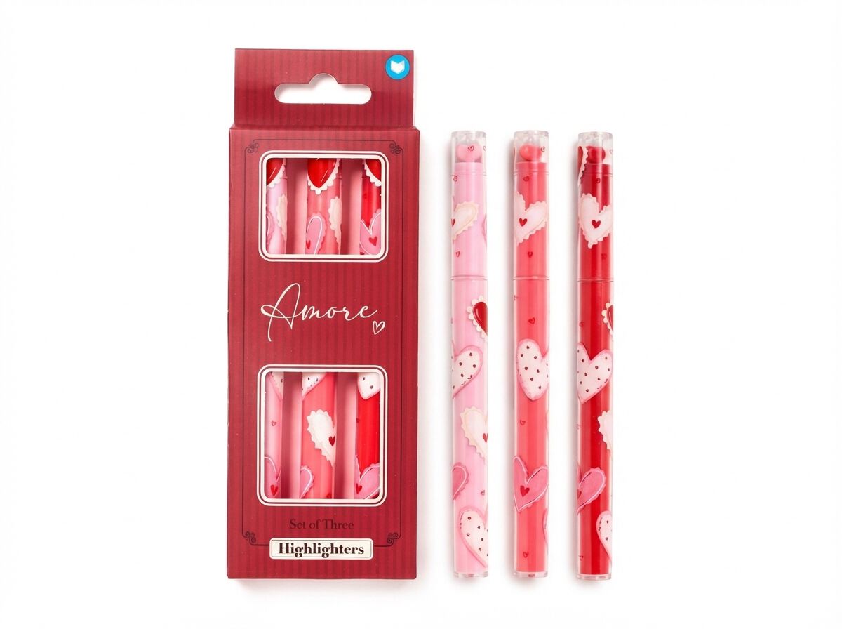 CONJUNTO DE SUBLINHADORES DO ART AMORE image number 1