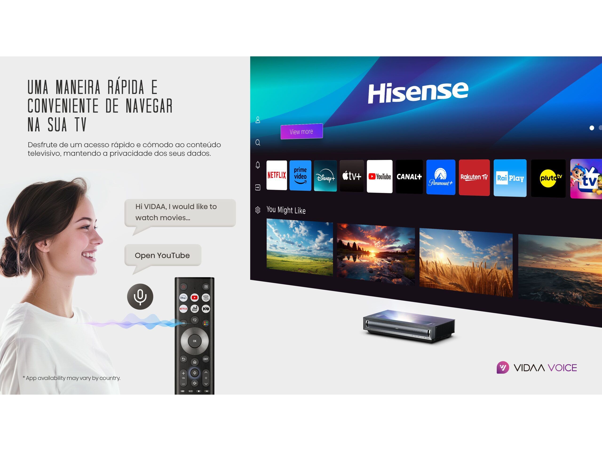PROJETOR LASER HISENSE PX3-PRO (80" E 150" TRIPLE LASER 4K) image number 18