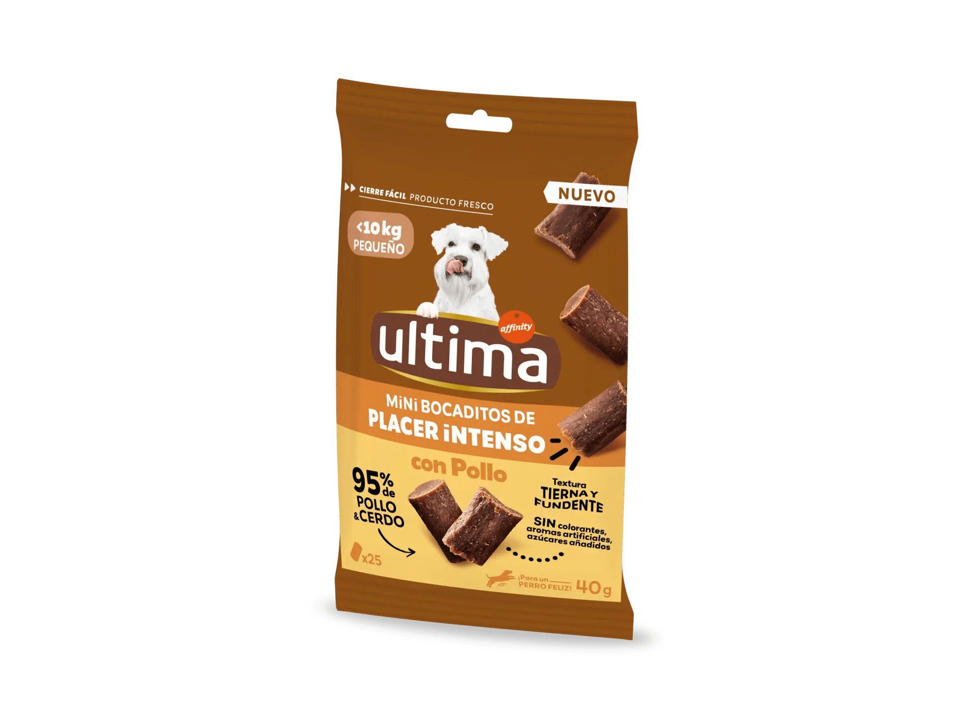 SNACK PARA C&Atilde;O ULTIMA SABOR INTENSO FRANGO 40G image number 0