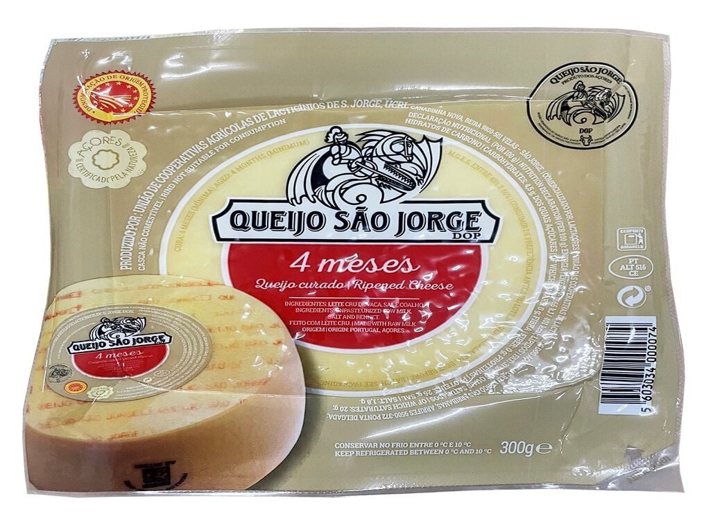 QUEIJO S&Atilde;O JORGE DOP 4 MESES 300G image number 1