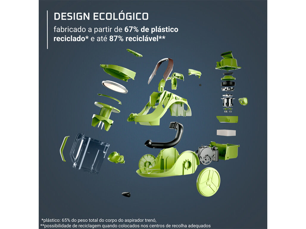 ASPIRADOR S/SACO ROWENTA RO7B13EA GREEN FORCE CYCLONIC image number 3