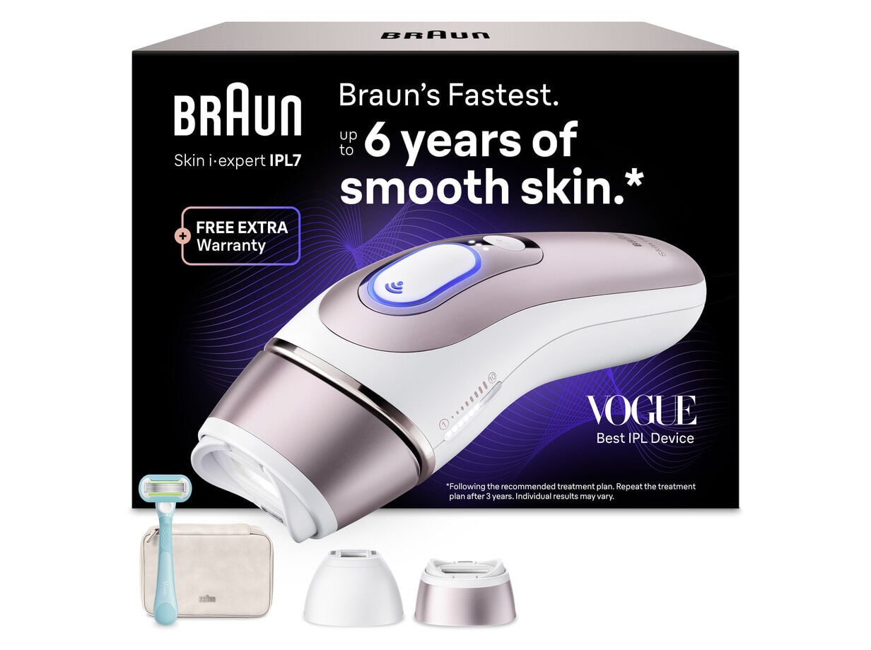 DEPILADORA BRAUN LUZ PULSADA S7 PL7211 BR/BRZ SILK EXPERT