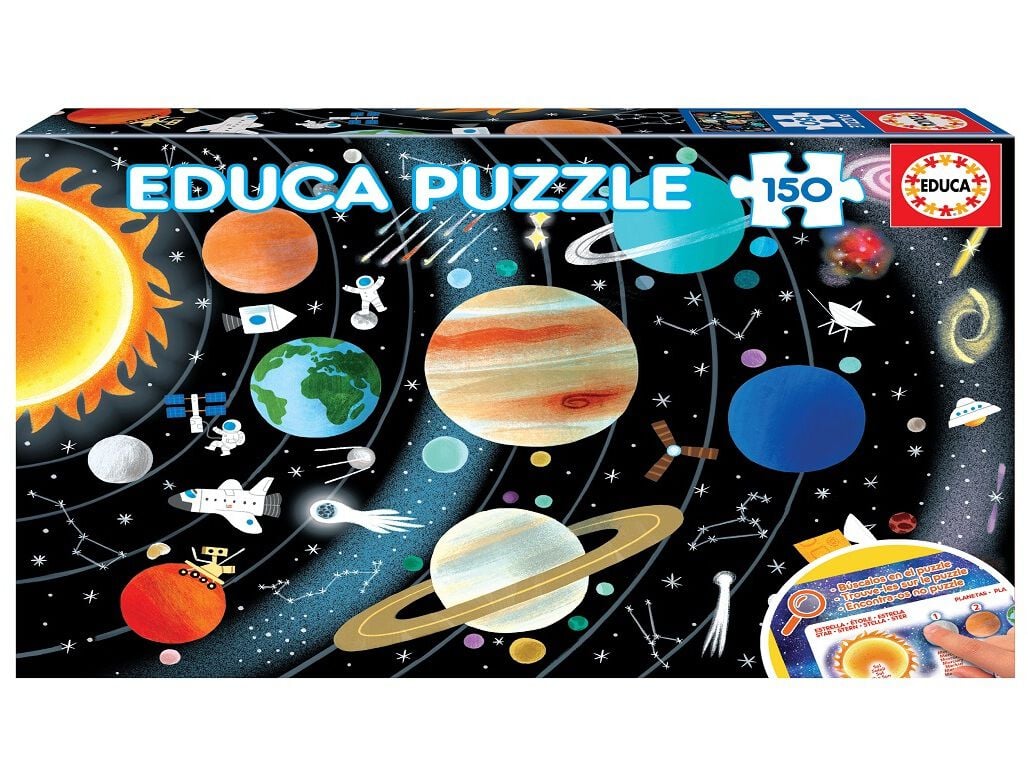 PUZZLE SISTEMA SOLAR EDUCA 150 PE&Ccedil;AS