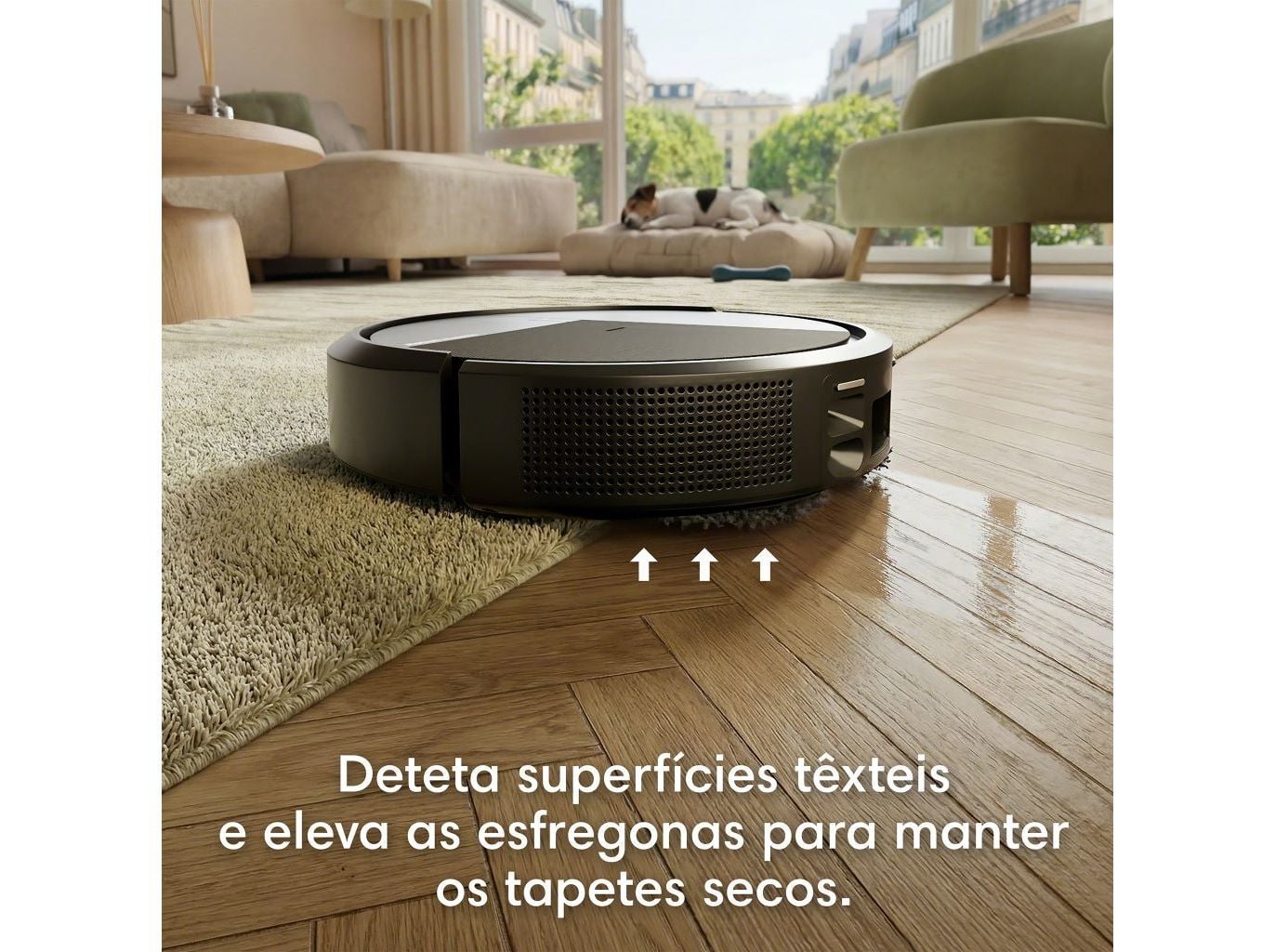 ASPIRADOR ROBOT IROBOT ROOMBA COMBO 515 PLUS + BASE AUTOWASH PRETO image number 5