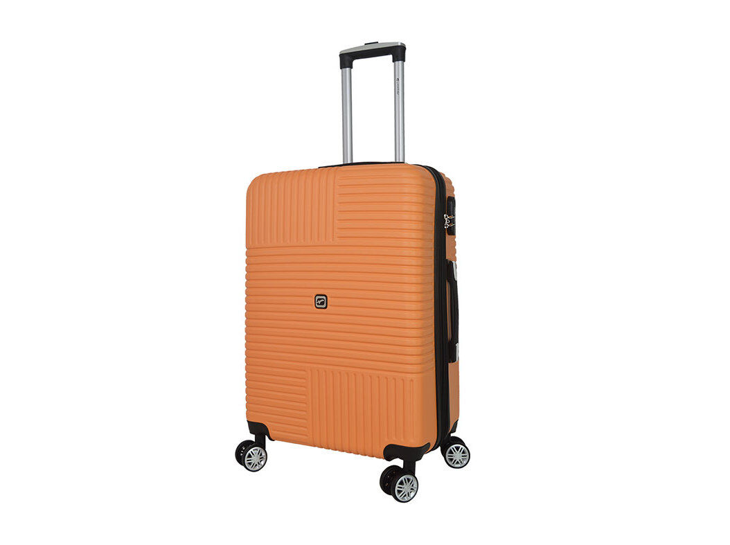 MALA DE VIAGEM M&Eacute;DIA R&Iacute;GIDA AIRPORT SALM&Atilde;O 8 RODAS 66X44X26CM image number 0