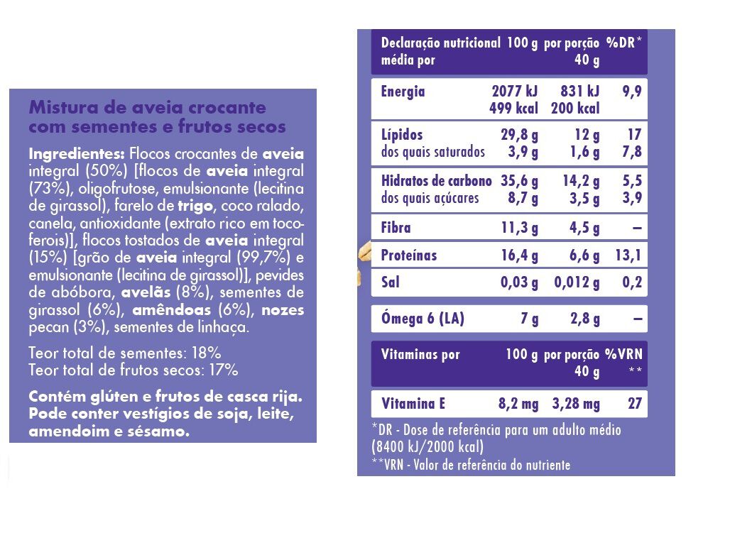 GRANOLA SALUTEM SUPERIOR S/ADI&Ccedil;&Atilde;O A&Ccedil;&Uacute;CAR 350G image number 1