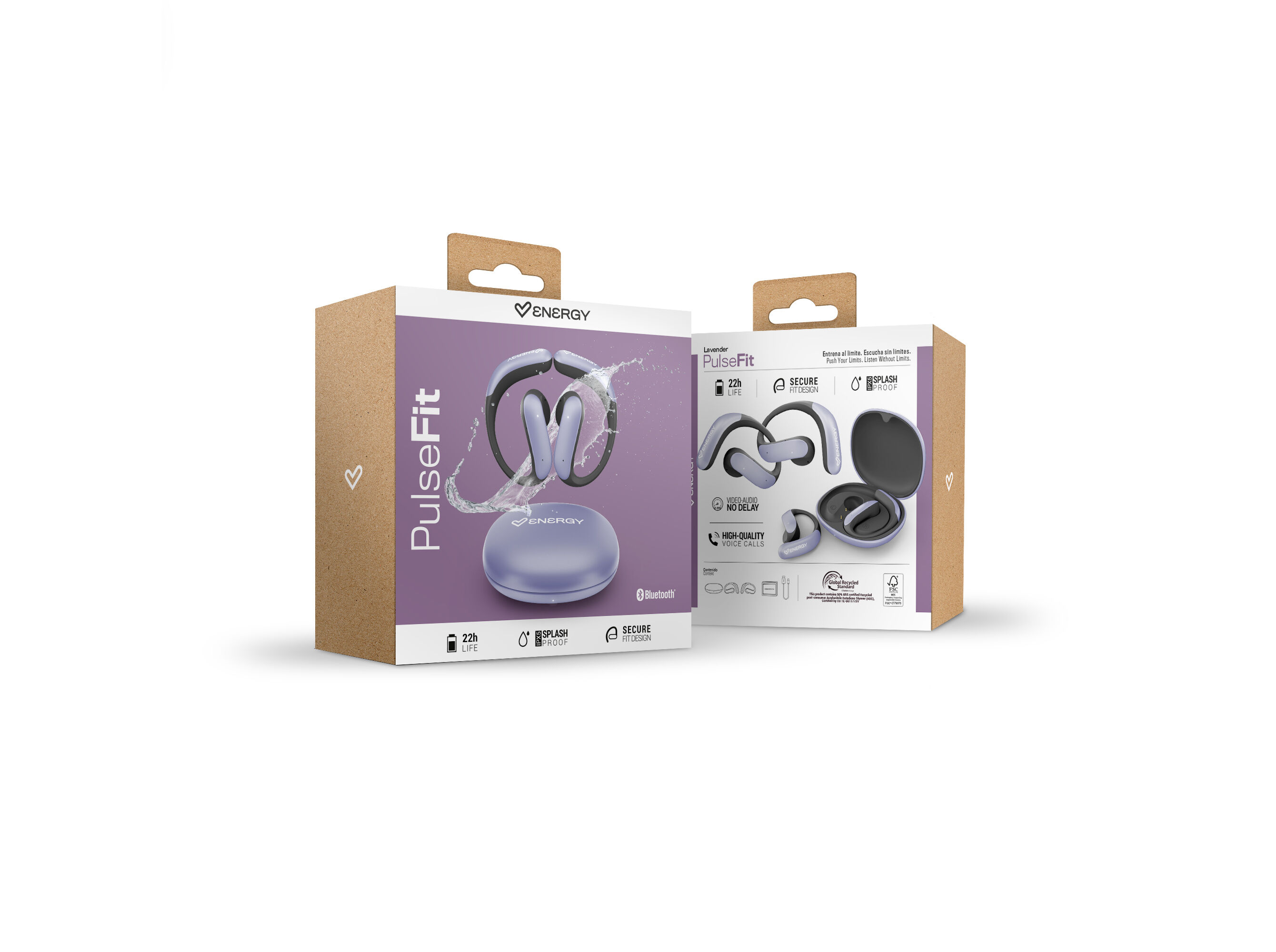 AURICULARES TWS ENERGY SISTEM LAVENDER PULSEFIT TWS image number 5