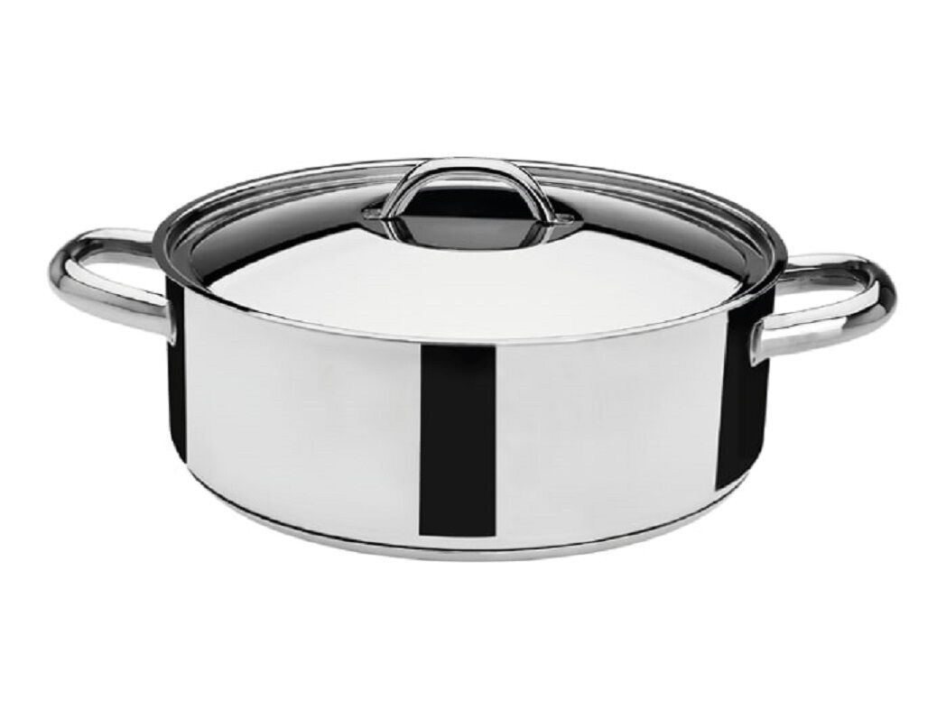 CACAROLA COM ASAS E TAMPA DE INDUC&Atilde;O EVEM INOX EM INOX 16CM