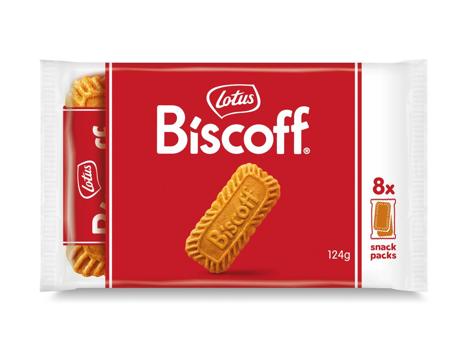 BOLACHA SNACK BISCOFF CARAMELIZADAS 124G
