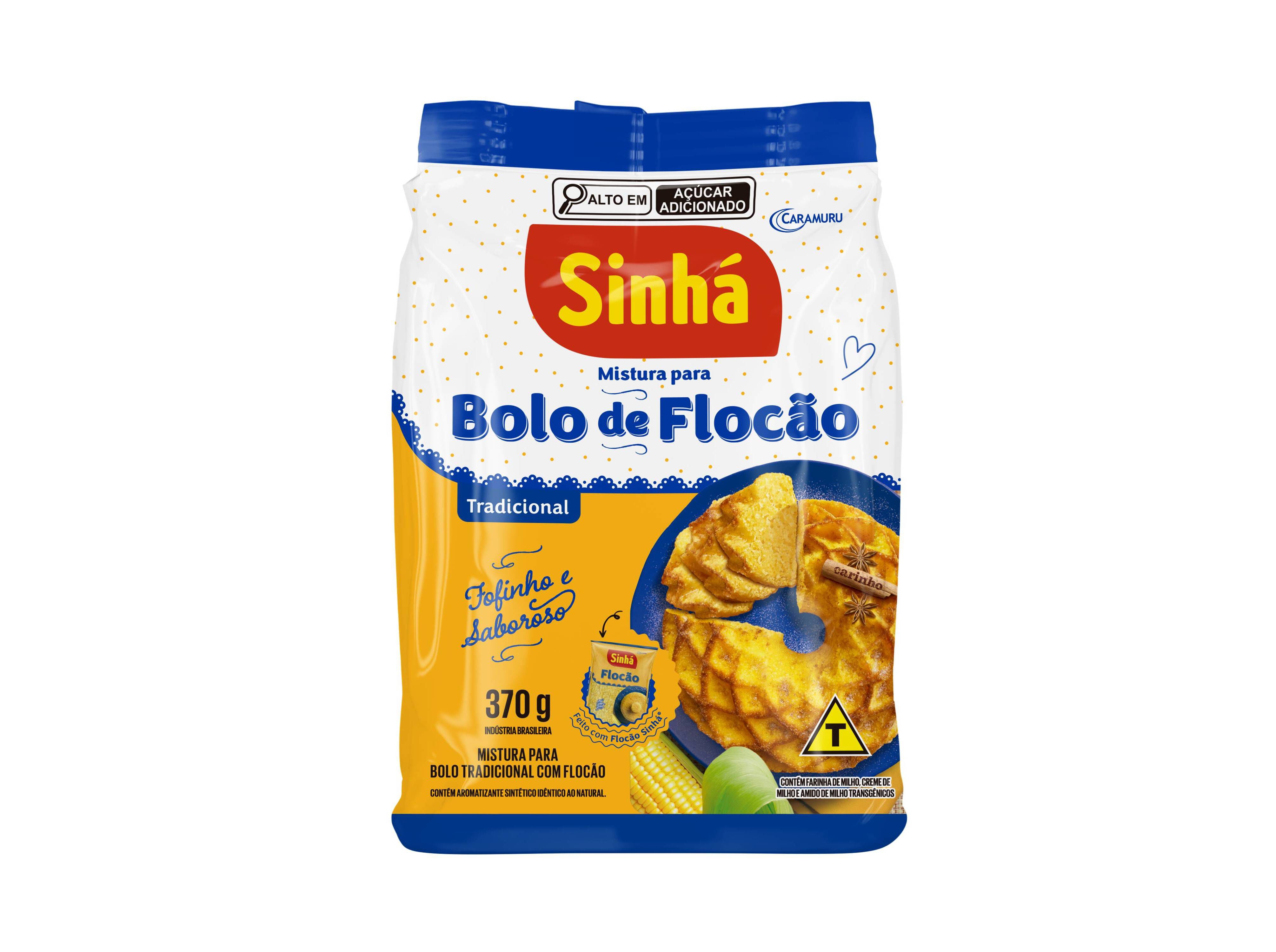 MISTURA PARA BOLO FLOC&Atilde;O SINH&Aacute; TRADICIONAL 370G image number 1