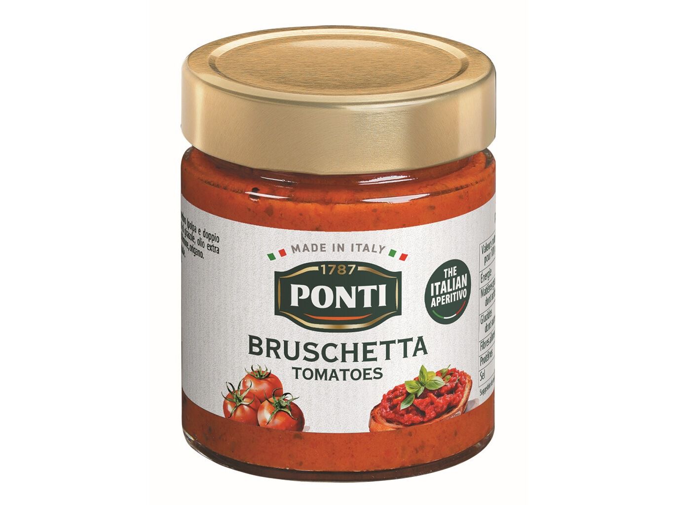 BRUSCHETTA PONTI TOMATE 130G image number 0