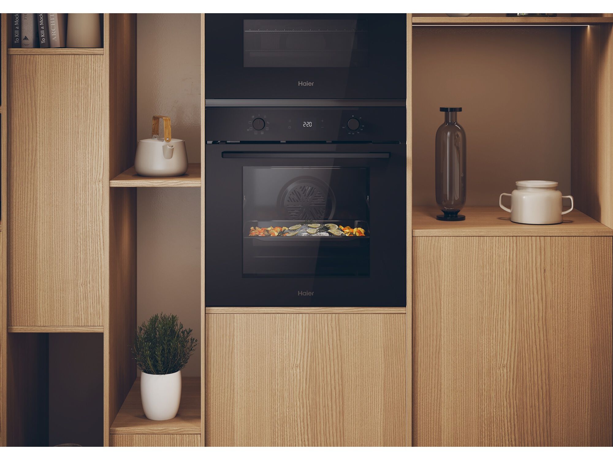 FORNO MULTIFUN&Ccedil;&Otilde;ES HAIER H6 ID2P3T1HTB HIDROL&Iacute;TICO 78L A+ image number 11