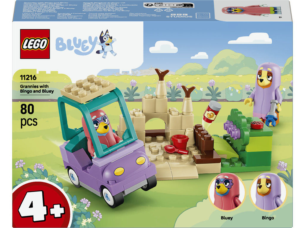VOV&Oacute;S BINGO E BLUEY LEGO BLUEY 11216