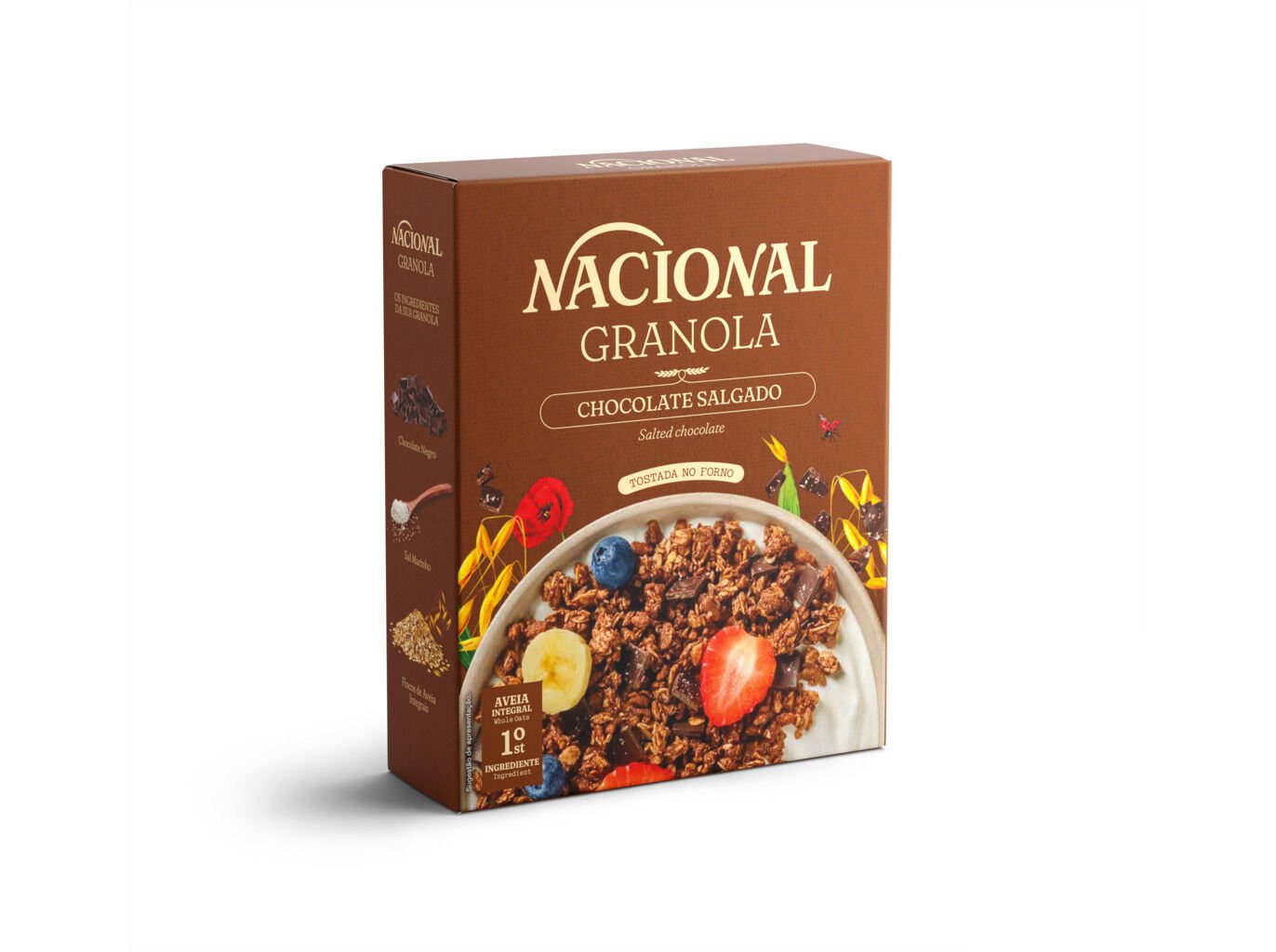 GRANOLA NACIONAL CHOCOLATE SALGADO 300G