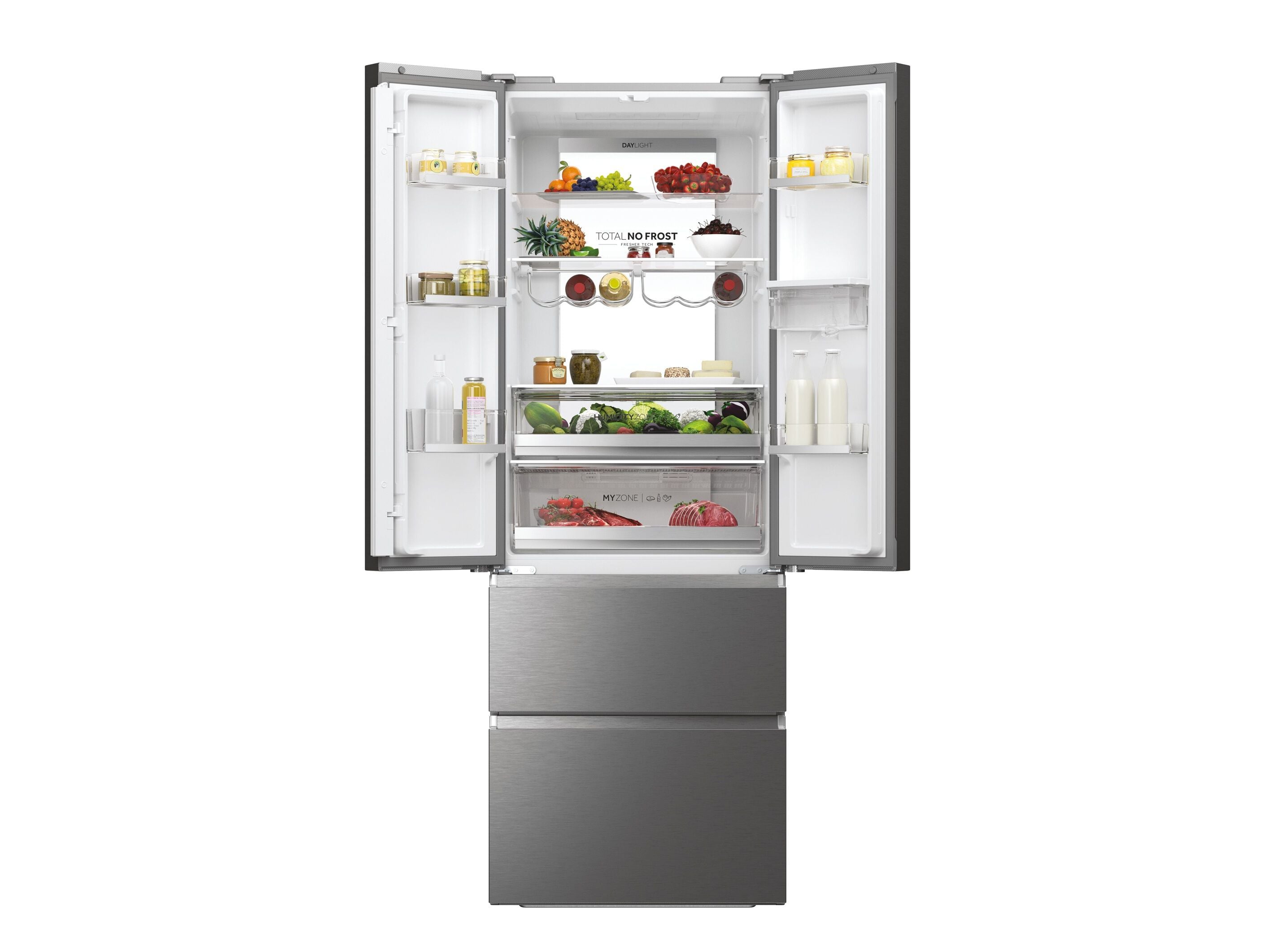 FRIGOR&Iacute;FICO AMERICANO HAIER HFW7720EWMP DISPENSADOR &Aacute;GUA E 477L image number 2
