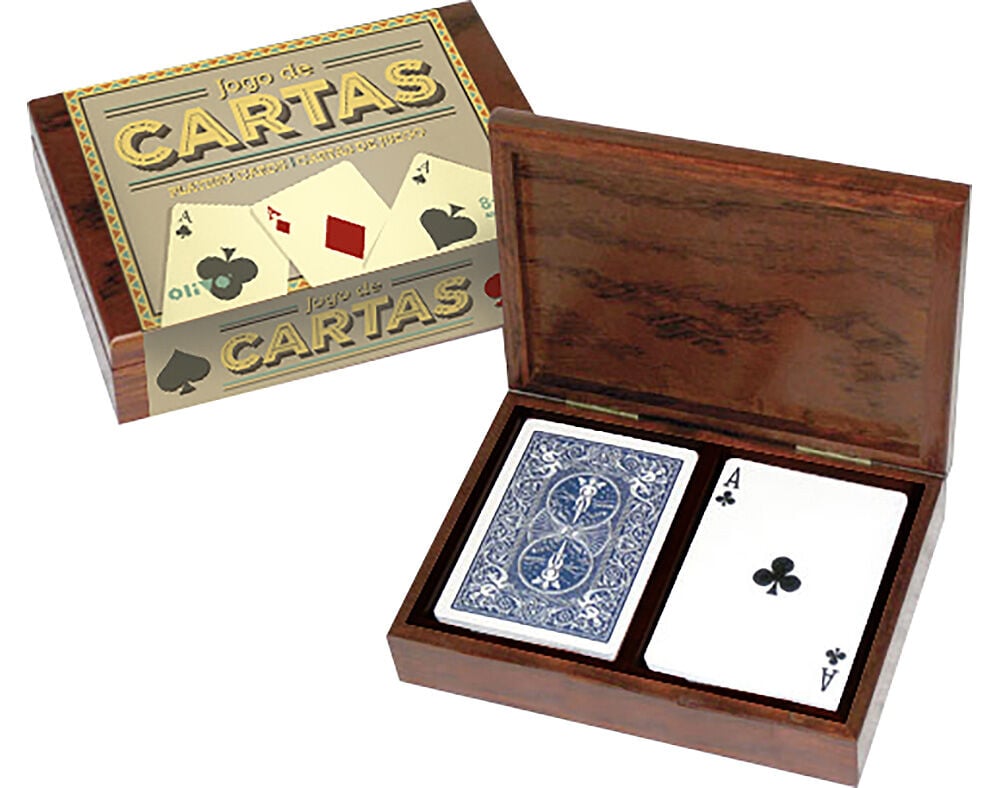 BARALHO CARTAS RETRO OLIVO