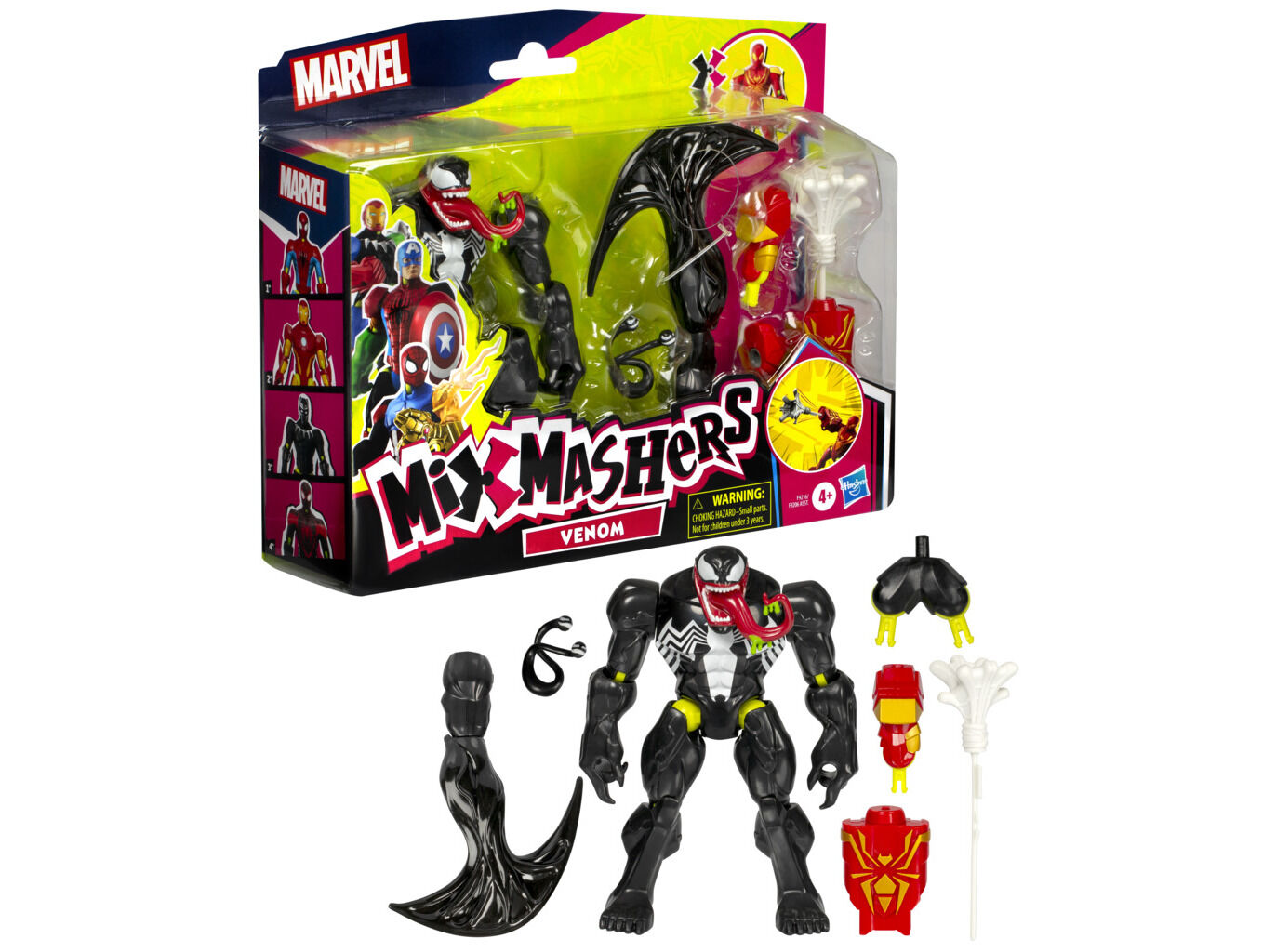 FIGURA HOMEM-ARANHA MIXMASHERS 12CM MODELOS SORTIDOS image number 4