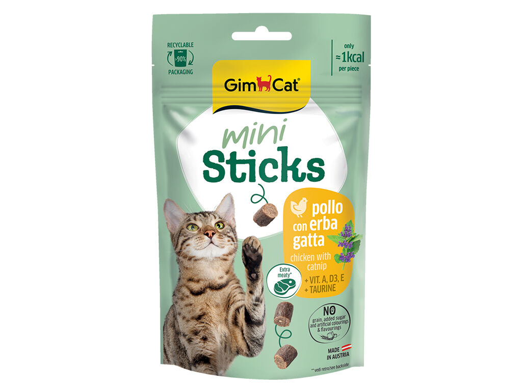 SNACK GATO GIMCAT MINISTICK FR+CATNIP image number 1