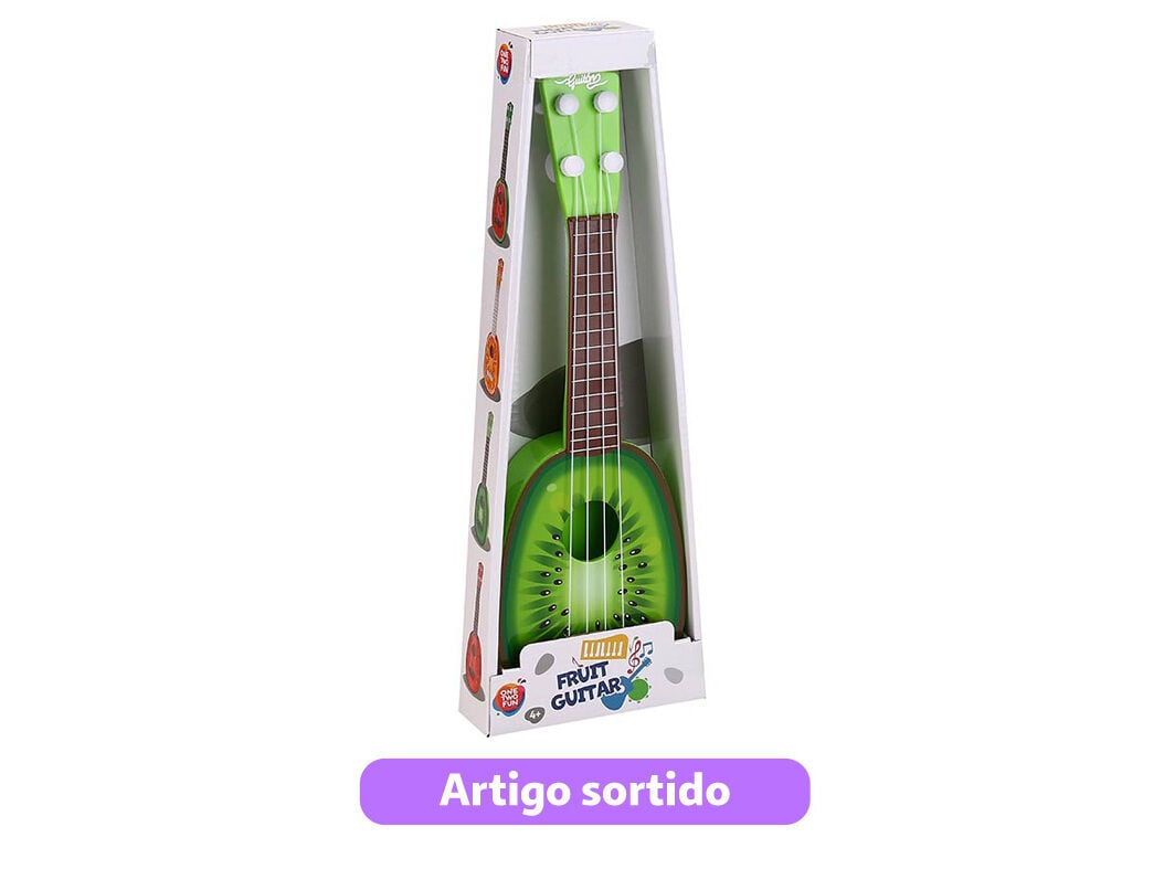 GUITARRA ONE TWO FUN FRUTOS 11X4.5X36CM MODELOS SORTIDOS