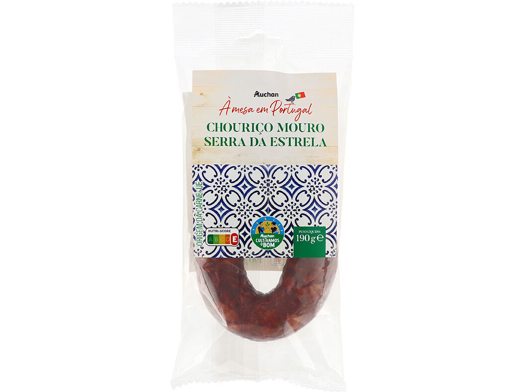CHOURI&Ccedil;O MOURO AUCHAN &Agrave; MESA EM PORTUGAL CULTIVAMOS O BOM SERRA DA ESTRELA 190G image number 0