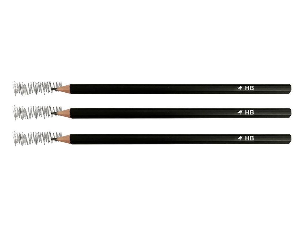 CONJUNTO DE 3 L&Aacute;PIS AUCHAN GRAFITE HB image number 3