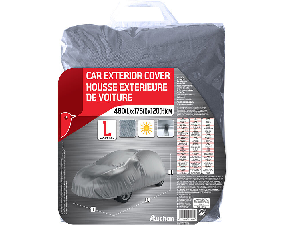 CAPA AUTOM&Oacute;VEL AUCHAN EXTERIOR TAMANHO L