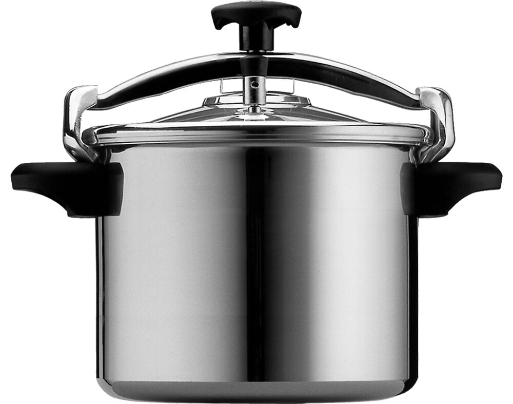 PANELA DE PRESS&Atilde;O COM CESTO SILAMPOS ALUMINIO 6L