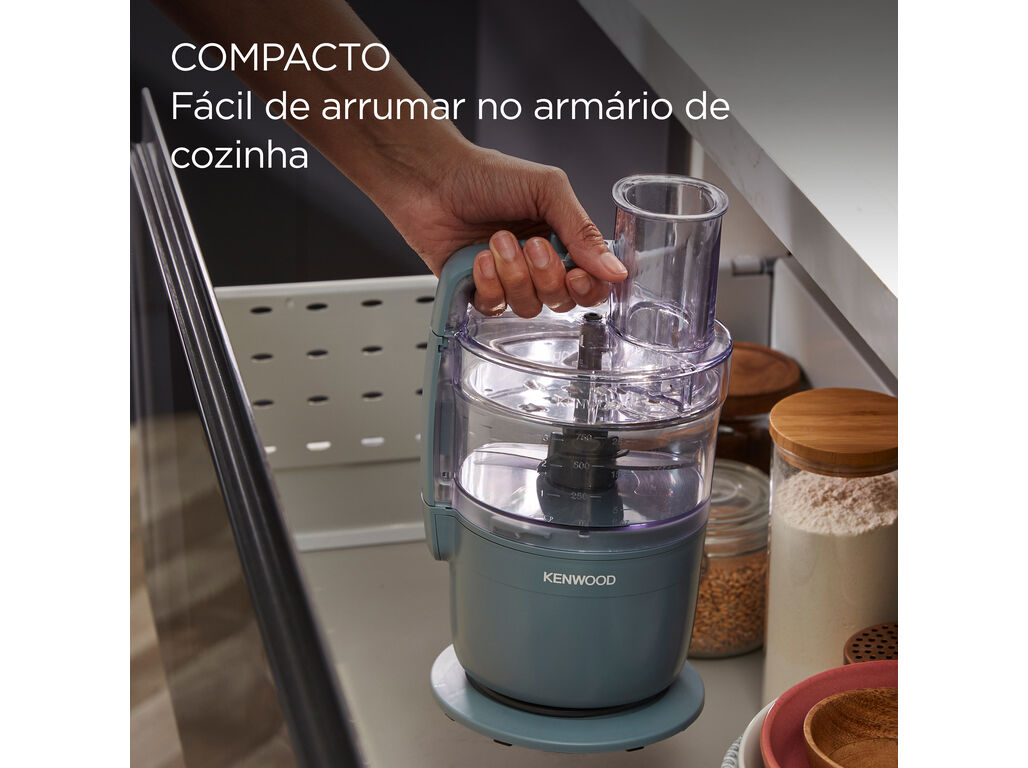 ROCESSADOR DE ALIMENTOS KENWOOD MULTIPRO GO FDP23.140GY AZUL 900W 1.3L image number 2