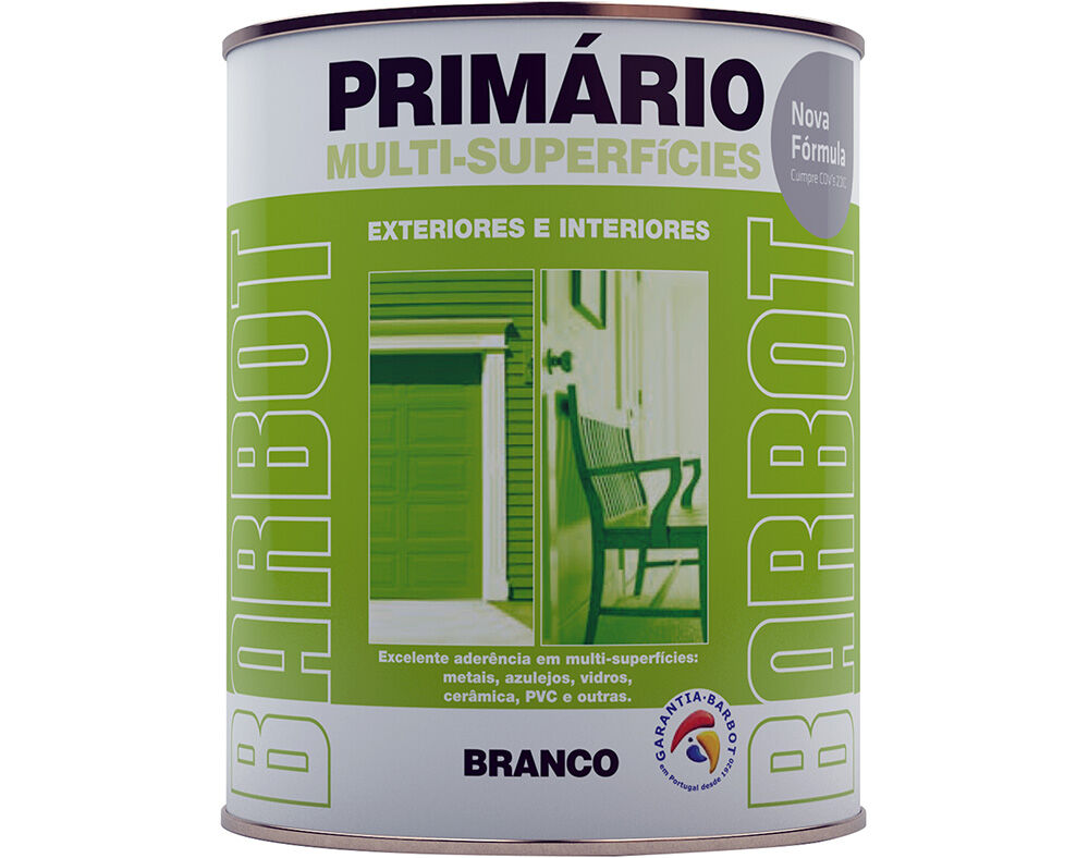 PRIM&Aacute;RIO MULTISUPERFICIES BARBOT BRANCO 0.75L