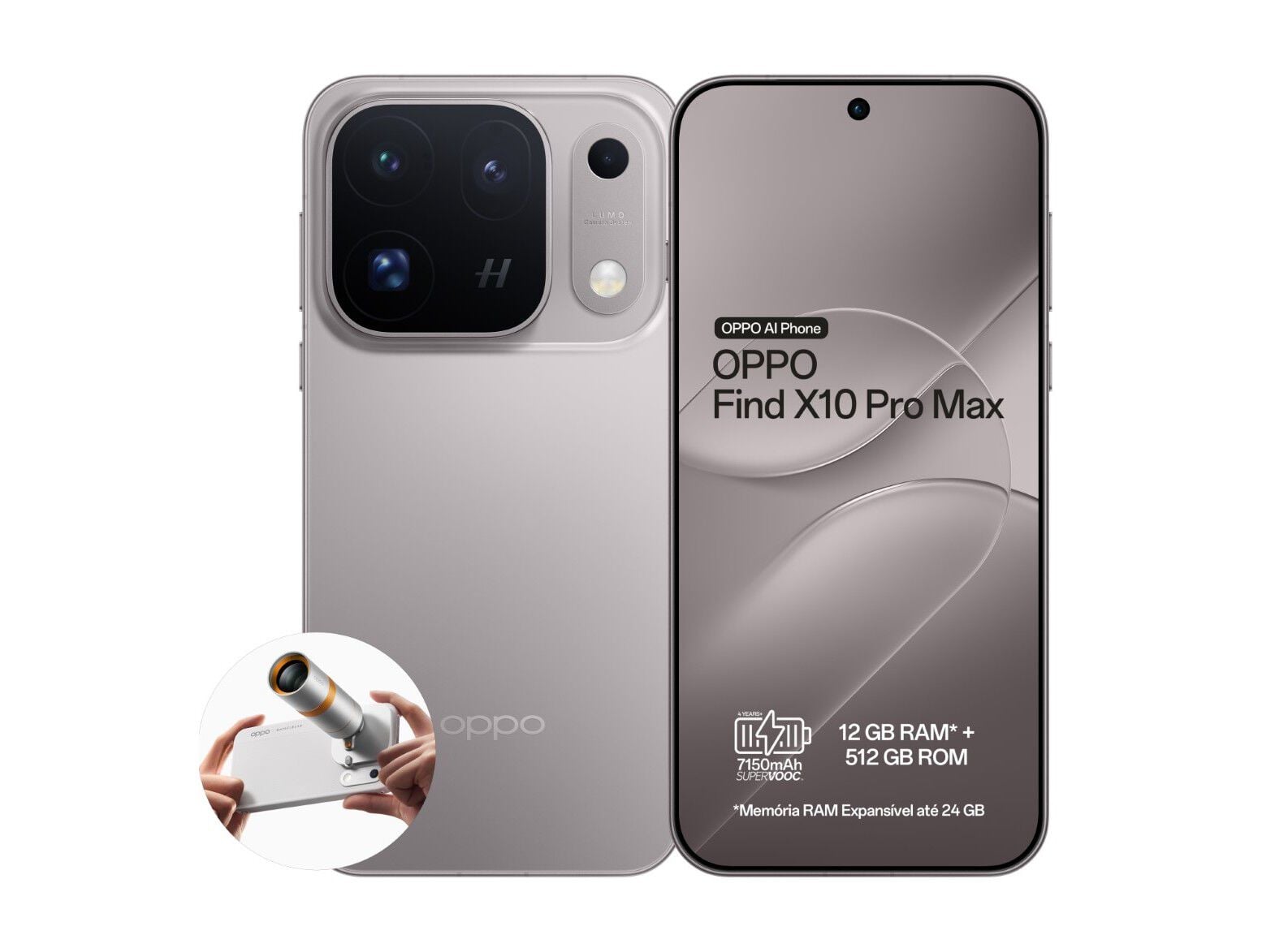SMARTPHONE OPPO FIND X10 PRO MAX CINZA 12/512 image number 0