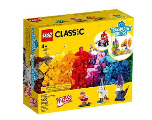 PEÇAS TRANSPARENTES CRIATIVAS LEGO CLASSIC 11013 image number 0