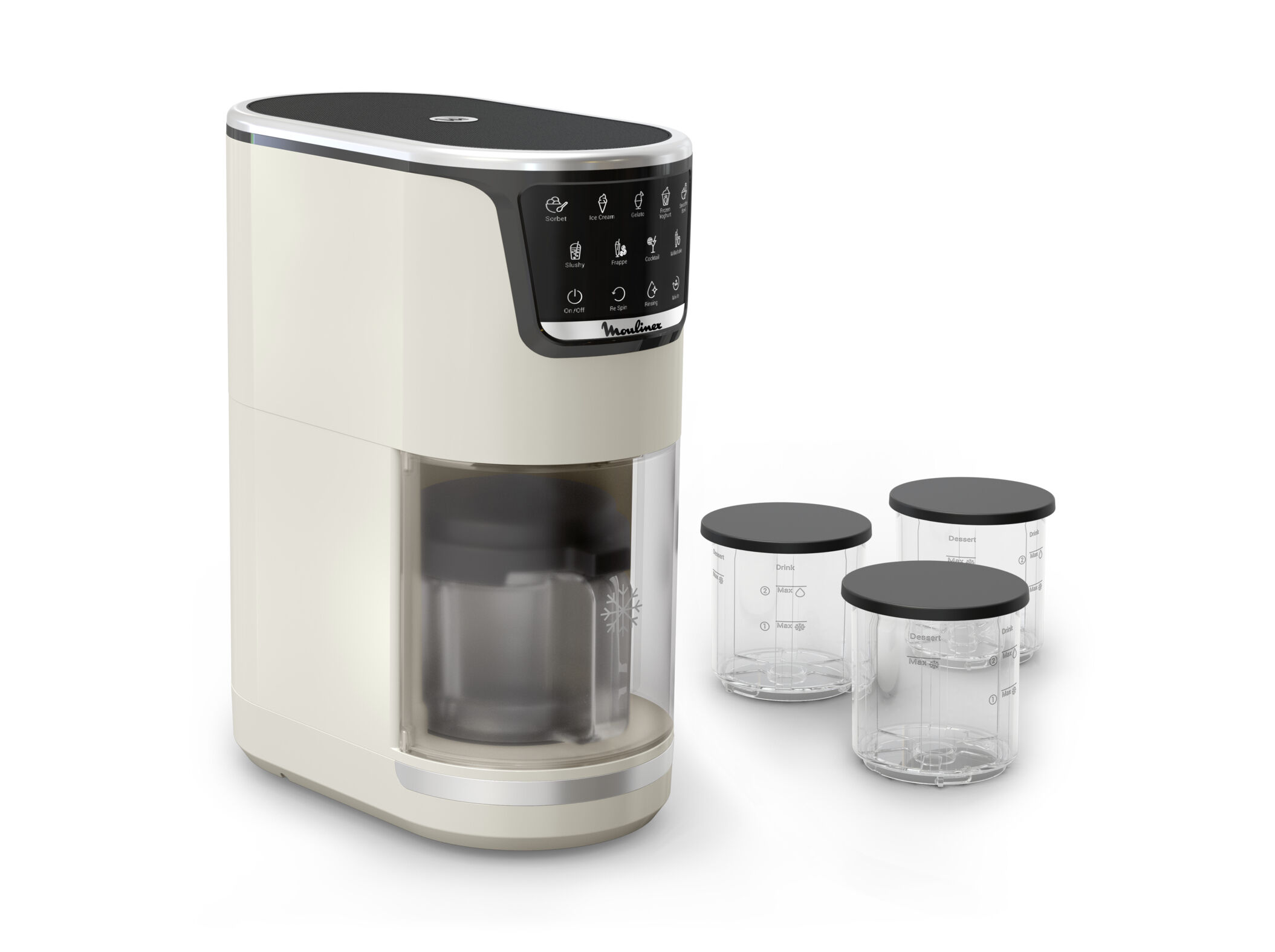M&Aacute;QUINA DE GELADOS MOULINEX DOLCI MJ602AF0 10 PROGRAMAS 1.4L