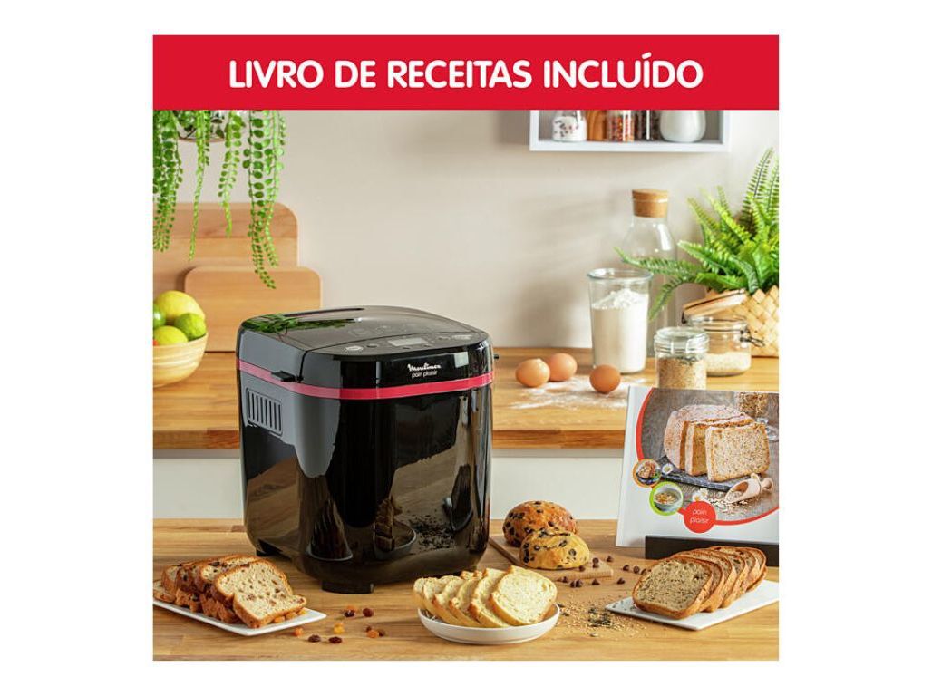 M&Aacute;QUINA FAZER P&Atilde;O MOULINEX OW220830 PAIN PLASIR 650W image number 4
