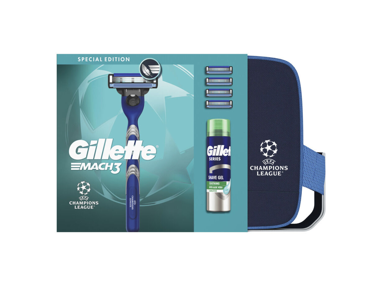 MACH3 GILLETTE UEFA+4REC+GEL+BOLSA UEFA image number 1