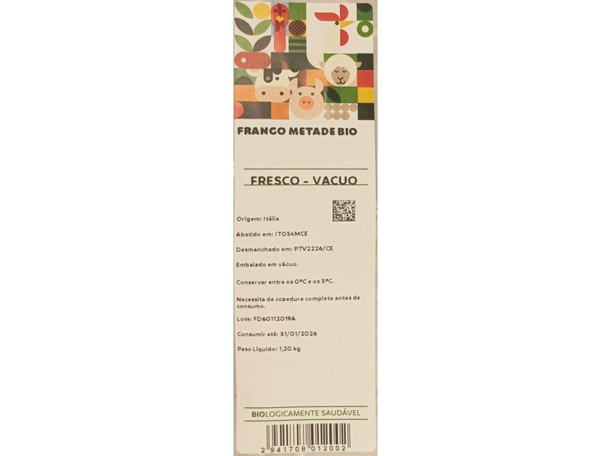 FRANGO METADE BIOLOGIC BIO 1.2 image number 1