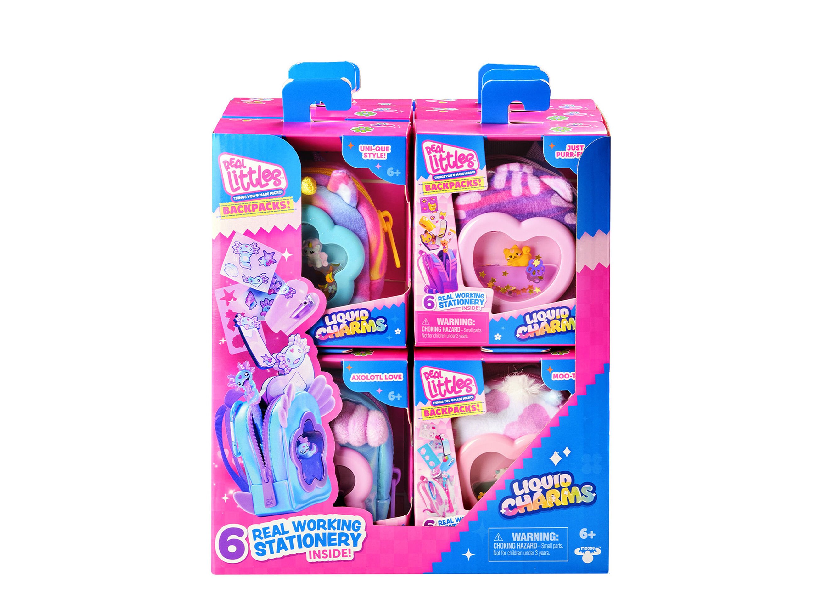 MOCHILAS LIQUID CHARM REAL LITTLES MODELOS SORTIDOS image number 1