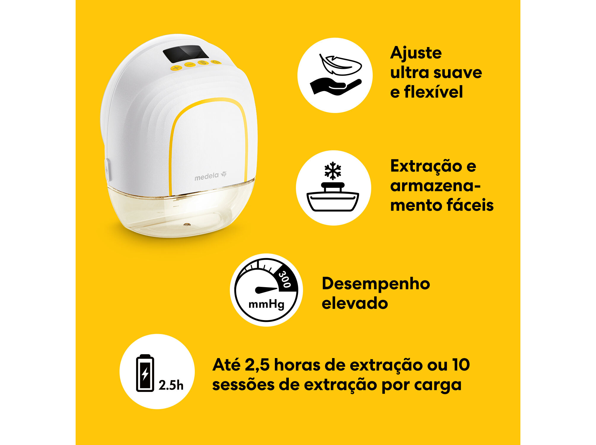 EXTRATOR MEDELA MELODY IN BRA 1UN image number 1