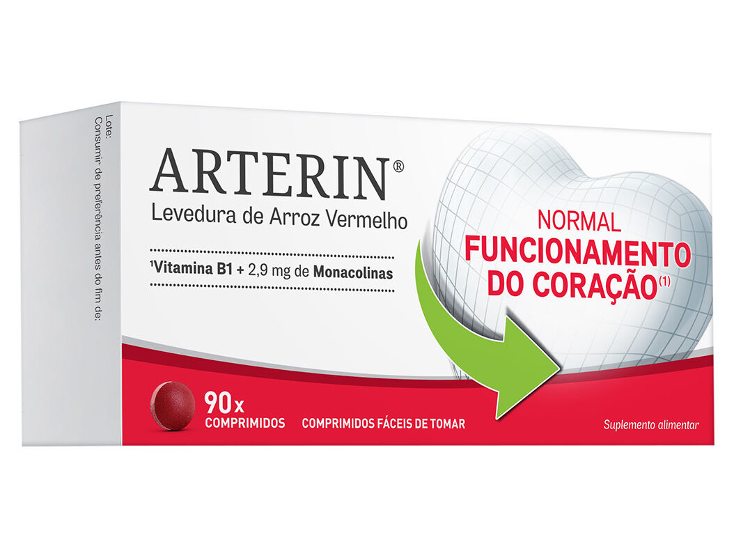 SUPLEMENTO ARTERIN 2.9MG 90COMPRIMIDOS image number 0