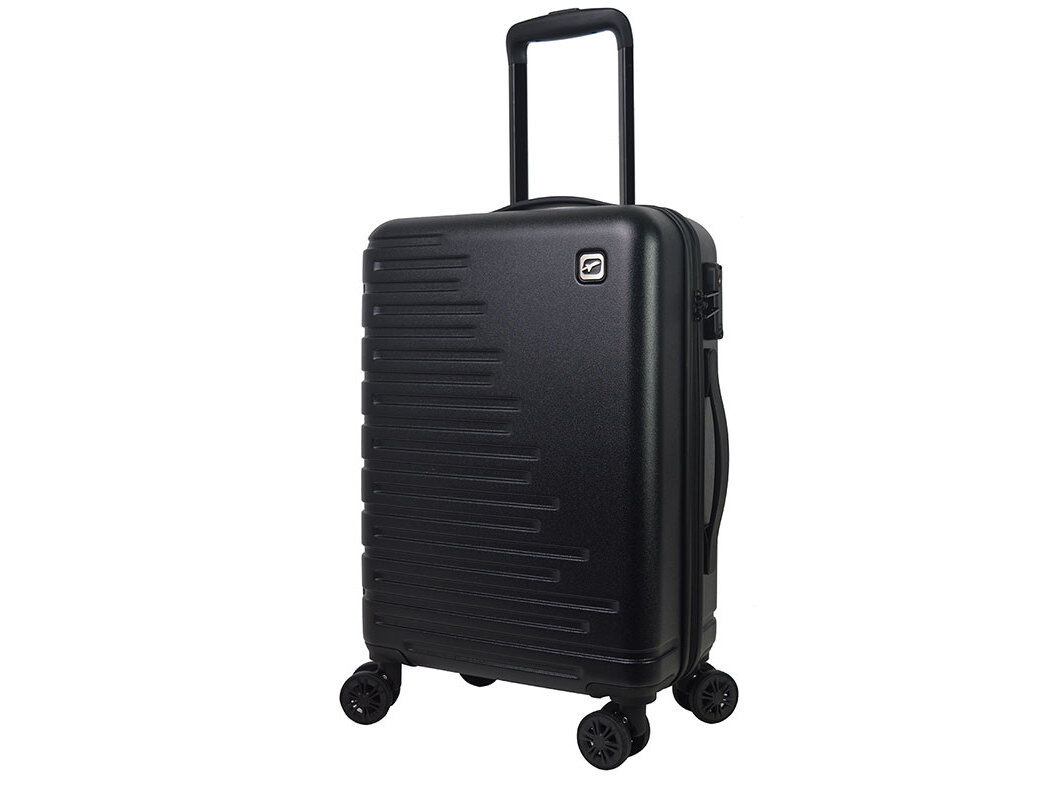 MALA DE CABINE R&Iacute;GIDA AIRPORT PRETO 8 RODAS 35X55X20CM