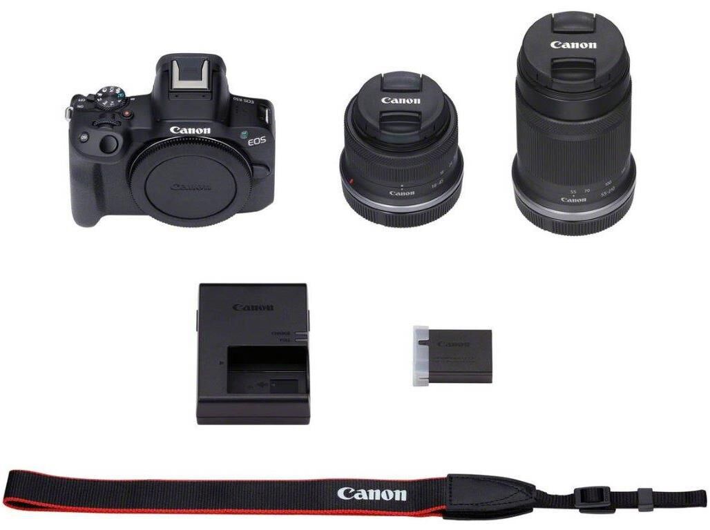 M&Aacute;QUINA FOTOGR&Aacute;FICA CANON EOS R50 RFS 18-45 +RF-S 55-210 image number 1