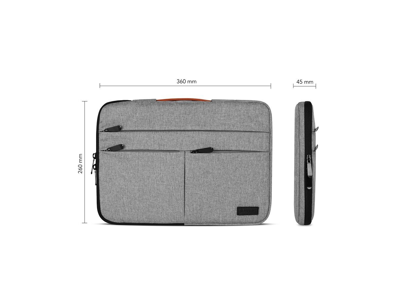 MALA PARA PC SUBBLIM SLEEVE 13.3-14'' CINZA image number 4