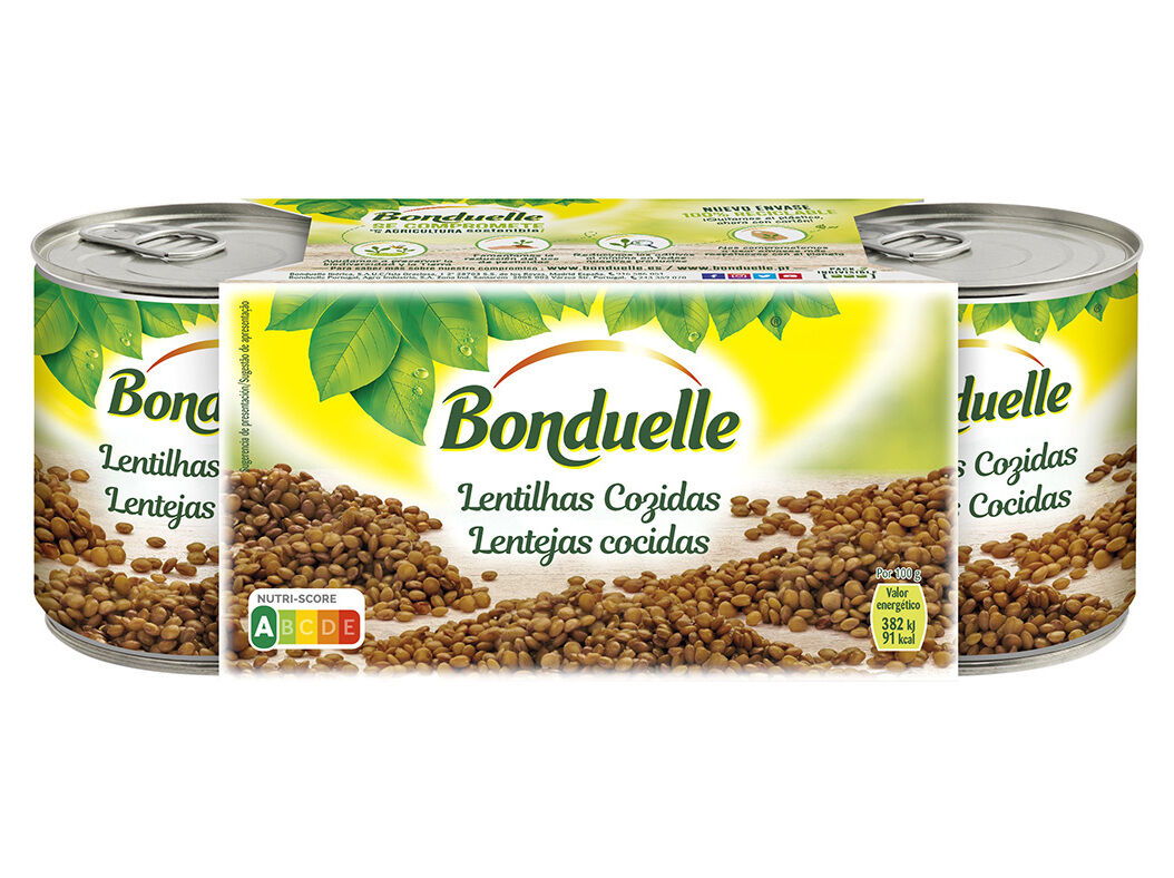 LENTILHAS BONDUELLE PREPARADAS 3X200(130)G image number 0