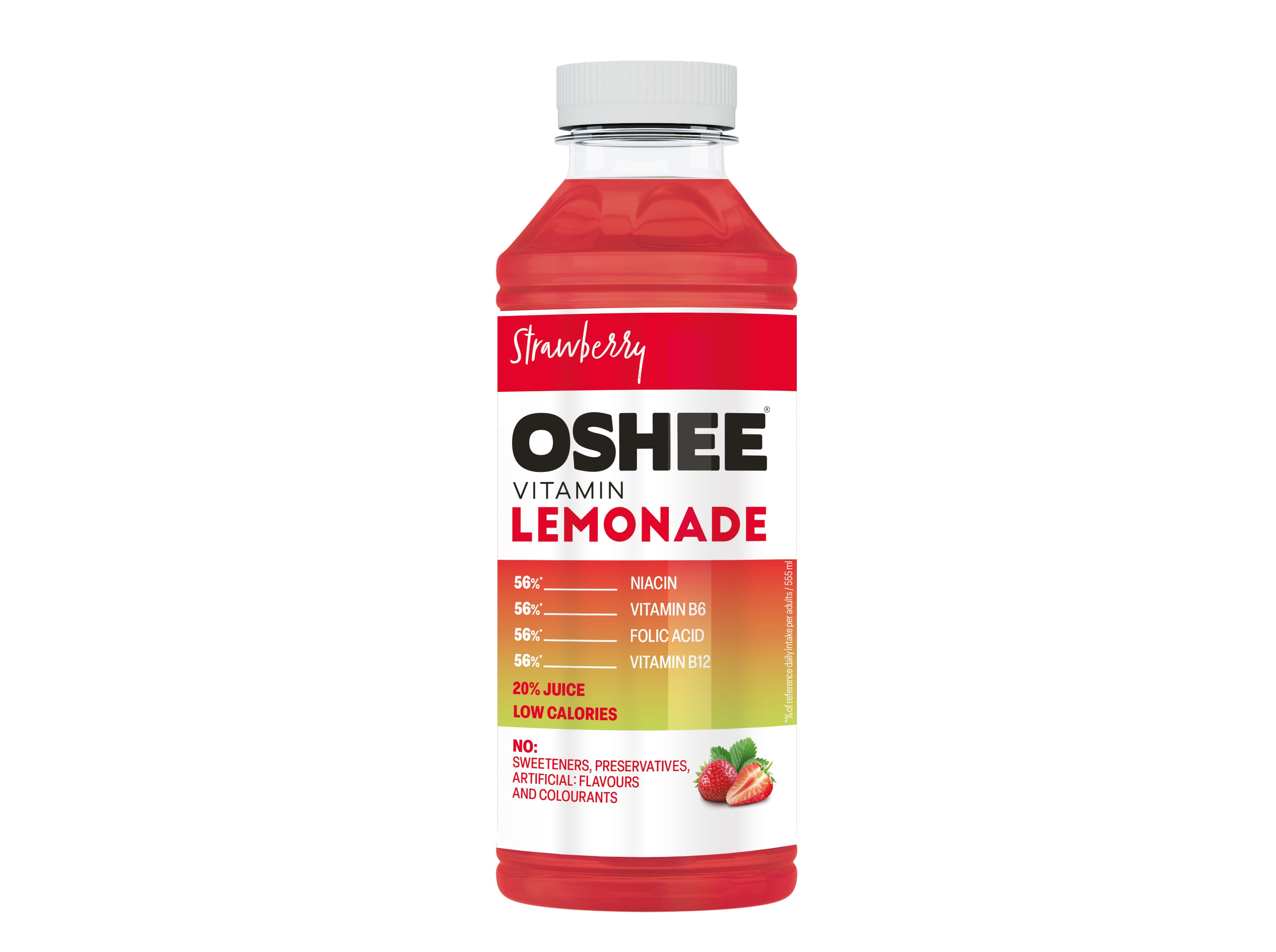 &Aacute;GUA VITAMINADA OSHEE LIMONADA MORANGO 555GR image number 1