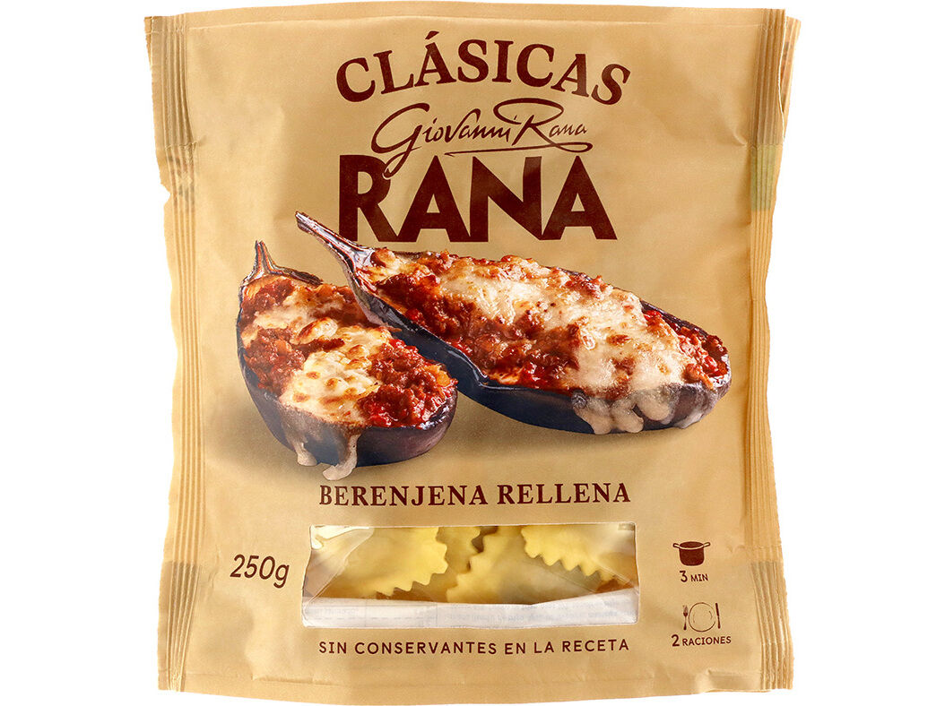 RAVIOLI DE LEGUMES MEDITERR&Acirc;NICOS RANA 250G