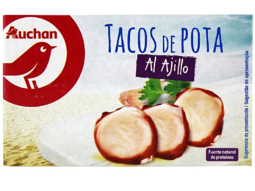 TENT&Aacute;CULOS DE POTA AUCHAN C/ ALHO 115(72)G